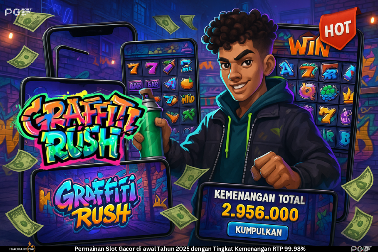 Graffiti Rush: Slot Urban yang Penuh Energi dari PG SOFT